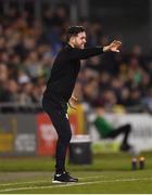 23 April 2019; Shamrock Rovers manager Stephen Bradley during the SSE Airtricity League Premier Division match between Shamrock Rovers at Bohemians at Tallaght Stadium in Dublin. Photo by Seb Daly/Sportsfile