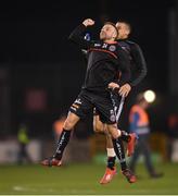 23 April 2019; Keith Ward of Bohemians celebrates following the SSE Airtricity League Premier Division match between Shamrock Rovers at Bohemians at Tallaght Stadium in Dublin. Photo by Eóin Noonan/Sportsfile