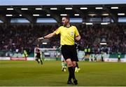 23 April 2019; Referee Paul McLaughlin during the SSE Airtricity League Premier Division match between Shamrock Rovers at Bohemians at Tallaght Stadium in Dublin. Photo by Eóin Noonan/Sportsfile