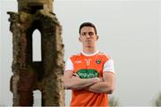 24 April 2019; Rory Grugan of Armagh during the official launch of the 2019 Ulster Senior Football Championship launch at the Hill of The O'Neill in Dungannon, Co Tyrone. Photo by Oliver McVeigh/Sportsfile