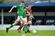 25 April 2019; Brandon Bermingham of Republic of Ireland during the SAFIB Centenary Shield Under 18 Boys’ International match between Republic of Ireland and Wales at Home Farm FC in Whitehall, Dublin. Photo by Matt Browne/Sportsfile