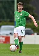 25 April 2019; Jack Doherty of Republic of Ireland during the SAFIB Centenary Shield Under 18 Boys’ International match between Republic of Ireland and Wales at Home Farm FC in Whitehall, Dublin. Photo by Matt Browne/Sportsfile