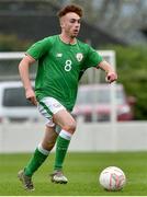 25 April 2019; Matthew O'Reilly of Republic of Ireland during the SAFIB Centenary Shield Under 18 Boys’ International match between Republic of Ireland and Wales at Home Farm FC in Whitehall, Dublin. Photo by Matt Browne/Sportsfile