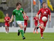 25 April 2019; Colin Kelly of Republic of Ireland during the SAFIB Centenary Shield Under 18 Boys’ International match between Republic of Ireland and Wales at Home Farm FC in Whitehall, Dublin. Photo by Matt Browne/Sportsfile