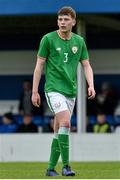 25 April 2019; Daragh Ellison of Republic of Ireland during the SAFIB Centenary Shield Under 18 Boys’ International match between Republic of Ireland and Wales at Home Farm FC in Whitehall, Dublin. Photo by Matt Browne/Sportsfile