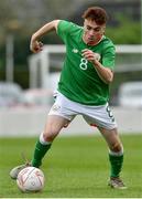 25 April 2019; Matthew O'Reilly of Republic of Ireland during the SAFIB Centenary Shield Under 18 Boys’ International match between Republic of Ireland and Wales at Home Farm FC in Whitehall, Dublin. Photo by Matt Browne/Sportsfile