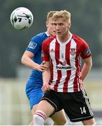 22 April 2019; Evan Tweed of Derry in action against JJ Lunney of Waterford during the SSE Airtricity League Premier Division match between Waterford and Derry at the RSC in Waterford. Photo by Matt Browne/Sportsfile