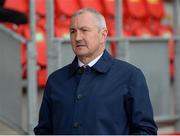 26 April 2019; Cork City manager John Caulfield prior to the SSE Airtricity League Premier Division match between Derry City and Cork City at the Ryan McBride Brandywell Stadium in Derry. Photo by Oliver McVeigh/Sportsfile
