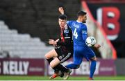 26 April 2019; Ryan Graydon of Bohemians in action against Shane Duggan of Waterford during the SSE Airtricity League Premier Division match between Bohemians and Waterford at Dalymount Park in Dublin. Photo by Sam Barnes/Sportsfile