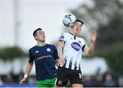26 April 2019; Jamie McGrath of Dundalk in action against Aaron McEneff of Shamrock Rovers during the SSE Airtricity League Premier Division match between Dundalk and Shamrock Rovers at Oriel Park in Dundalk, Louth. Photo by Seb Daly/Sportsfile