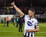 26 April 2019; Dane Massey of Dundalk following his side's victory during the SSE Airtricity League Premier Division match between Dundalk and Shamrock Rovers at Oriel Park in Dundalk, Louth. Photo by Seb Daly/Sportsfile