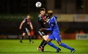 26 April 2019; Conor Levingston of Bohemians in action against Ismahil Akinade of Waterford during the SSE Airtricity League Premier Division match between Bohemians and Waterford at Dalymount Park in Dublin. Photo by Sam Barnes/Sportsfile