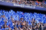 21 April 2019; Supporters at the Heineken Champions Cup Semi-Final match between Leinster and Toulouse at the Aviva Stadium in Dublin. Photo by Sam Barnes/Sportsfile