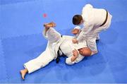 27 April 2019; Competitors in action during the I-Karate 3rd World Cup at DCU in Dublin. Photo by David Fitzgerald/Sportsfile