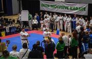 27 April 2019; Competitors during the I-Karate 3rd World Cup at DCU in Dublin. Photo by David Fitzgerald/Sportsfile