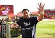 27 April 2019; Bundee Aki of Connacht prior to the Guinness PRO14 Round 21 match between Munster and Connacht at Thomond Park in Limerick. Photo by Diarmuid Greene/Sportsfile