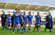 27 April 2019; Noel Reid and his Leinster team-mates applaud supporters following the Guinness PRO14 Round 21 match between Ulster and Leinster at the Kingspan Stadium in Belfast. Photo by Ramsey Cardy/Sportsfile
