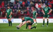 27 April 2019; Conor Dean of Connacht prepares to kick a penalty during the Guinness PRO14 Round 21 match between Munster and Connacht at Thomond Park in Limerick. Photo by Diarmuid Greene/Sportsfile