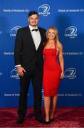 28 April 2019; On arrival at the Leinster Rugby Awards Ball are Max Deegan and Jess Bagnall. The Leinster Rugby Awards Ball, taking place at the InterContinental Dublin were a celebration of the 2018/19 Leinster Rugby season to date. Photo by Ramsey Cardy/Sportsfile