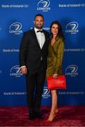 28 April 2019; On arrival at the Leinster Rugby Awards Ball are Dave Kearney and Becca Mehigan. The Leinster Rugby Awards Ball, taking place at the InterContinental Dublin were a celebration of the 2018/19 Leinster Rugby season to date. Photo by Ramsey Cardy/Sportsfile