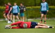 29 April 2019; Munster head coach Johann van Graan during Munster Rugby squad training at the University of Limerick in Limerick. Photo by Diarmuid Greene/Sportsfile