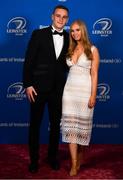 28 April 2019; On arrival at the Leinster Rugby Awards Ball are Nick McCarthy and Rachel Tarrant. The Leinster Rugby Awards Ball, taking place at the InterContinental Dublin were a celebration of the 2018/19 Leinster Rugby season to date. Photo by Ramsey Cardy/Sportsfile