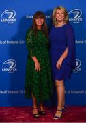 28 April 2019; On arrival at the Leinster Rugby Awards Ball are Sharon Woods and Osna O'Connor. The Leinster Rugby Awards Ball, taking place at the InterContinental Dublin were a celebration of the 2018/19 Leinster Rugby season to date. Photo by Ramsey Cardy/Sportsfile