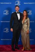 28 April 2019; On arrival at the Leinster Rugby Awards Ball are Diarmaid Brennan and wife Maria. The Leinster Rugby Awards Ball, taking place at the InterContinental Dublin were a celebration of the 2018/19 Leinster Rugby season to date. Photo by Ramsey Cardy/Sportsfile