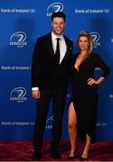 28 April 2019; On arrival at the Leinster Rugby Awards Ball are Karl and Aoife Denvir. The Leinster Rugby Awards Ball, taking place at the InterContinental Dublin were a celebration of the 2018/19 Leinster Rugby season to date. Photo by Ramsey Cardy/Sportsfile
