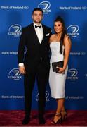 28 April 2019; On arrival at the Leinster Rugby Awards Ball are Josh Murphy and Lisa Moran. The Leinster Rugby Awards Ball, taking place at the InterContinental Dublin were a celebration of the 2018/19 Leinster Rugby season to date. Photo by Ramsey Cardy/Sportsfile