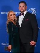 28 April 2019; On arrival at the Leinster Rugby Awards Ball are Andrew Porter and Elaine Sutton. The Leinster Rugby Awards Ball, taking place at the InterContinental Dublin were a celebration of the 2018/19 Leinster Rugby season to date. Photo by Ramsey Cardy/Sportsfile