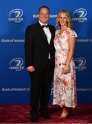 28 April 2019; On arrival at the Leinster Rugby Awards Ball are Marcus O Buachalla and Laura Daly. The Leinster Rugby Awards Ball, taking place at the InterContinental Dublin were a celebration of the 2018/19 Leinster Rugby season to date. Photo by Ramsey Cardy/Sportsfile