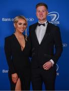 28 April 2019; On arrival at the Leinster Rugby Awards Ball are Hannah Martin and Andrew Boylan. The Leinster Rugby Awards Ball, taking place at the InterContinental Dublin were a celebration of the 2018/19 Leinster Rugby season to date. Photo by Ramsey Cardy/Sportsfile