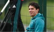 29 April 2019; Joey Carbery sits out Munster Rugby squad training at the University of Limerick in Limerick. Photo by Diarmuid Greene/Sportsfile