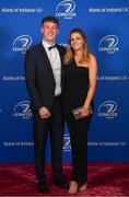 28 April 2019; On arrival at the Leinster Rugby Awards Ball are Conor Nolan and Ellen Kelly. The Leinster Rugby Awards Ball, taking place at the InterContinental Dublin were a celebration of the 2018/19 Leinster Rugby season to date. Photo by Ramsey Cardy/Sportsfile