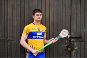 29 April 2019; Clare hurler Conor Cleary at the Munster Senior Hurling and Senior Football Championships 2019 Launch at the Gold Coast Resort Hotel in Dungarvan, Co Waterford. Photo by Piaras Ó Mídheach/Sportsfile