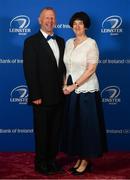 28 April 2019; On arrival at the Leinster Rugby Awards Ball are Lorcan and Deirdre Balfe. The Leinster Rugby Awards Ball, taking place at the InterContinental Dublin were a celebration of the 2018/19 Leinster Rugby season to date. Photo by Ramsey Cardy/Sportsfile