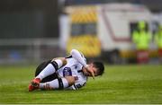 29 April 2019; Jamie McGrath of Dundalk after picking up an injury during the SSE Airtricity League Premier Division match between Waterford and Dundalk at the RSC in Waterford. Photo by Piaras Ó Mídheach/Sportsfile