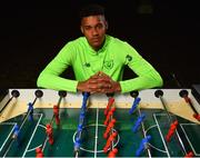 30 April 2019; Gavin Bazunu poses for a portrait during a Republic of Ireland U17's media day, at Citywest Hotel in Dublin. Photo by Seb Daly/Sportsfile