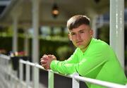 30 April 2019; Séamas Keogh poses for a portrait during a Republic of Ireland U17's media day, at Citywest Hotel in Dublin. Photo by Seb Daly/Sportsfile