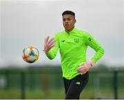 30 April 2019; Gavin Bazunu during a Republic of Ireland U17's training session at the FAI National Training Centre in Abbotstown, Dublin. Photo by Seb Daly/Sportsfile