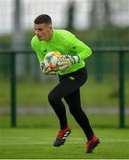 30 April 2019; Jimmy Corcoran during a Republic of Ireland U17's training session at the FAI National Training Centre in Abbotstown, Dublin. Photo by Seb Daly/Sportsfile