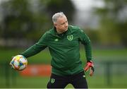 30 April 2019; Goalkeeping coach Josh Moran during a Republic of Ireland U17's training session at the FAI National Training Centre in Abbotstown, Dublin. Photo by Seb Daly/Sportsfile