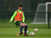 30 April 2019; Sean Kennedy during a Republic of Ireland U17's training session at the FAI National Training Centre in Abbotstown, Dublin. Photo by Seb Daly/Sportsfile