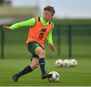 30 April 2019; Séamas Keogh during a Republic of Ireland U17's training session at the FAI National Training Centre in Abbotstown, Dublin. Photo by Seb Daly/Sportsfile