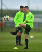30 April 2019; Joe Hodge during a Republic of Ireland U17's training session at the FAI National Training Centre in Abbotstown, Dublin. Photo by Seb Daly/Sportsfile