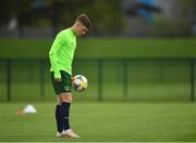 30 April 2019; Charlie McCann during a Republic of Ireland U17's training session at the FAI National Training Centre in Abbotstown, Dublin. Photo by Seb Daly/Sportsfile