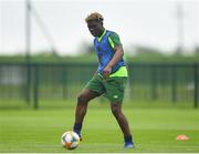 30 April 2019; Festy Ebosele during a Republic of Ireland U17's training session at the FAI National Training Centre in Abbotstown, Dublin. Photo by Seb Daly/Sportsfile