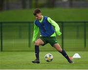 30 April 2019; Joshua Giurgi during a Republic of Ireland U17's training session at the FAI National Training Centre in Abbotstown, Dublin. Photo by Seb Daly/Sportsfile