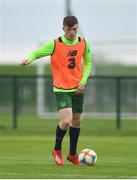 30 April 2019; Conor Carty during a Republic of Ireland U17's training session at the FAI National Training Centre in Abbotstown, Dublin. Photo by Seb Daly/Sportsfile